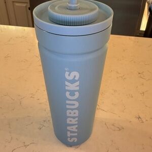 Starbucks Light Blue Travel Mug